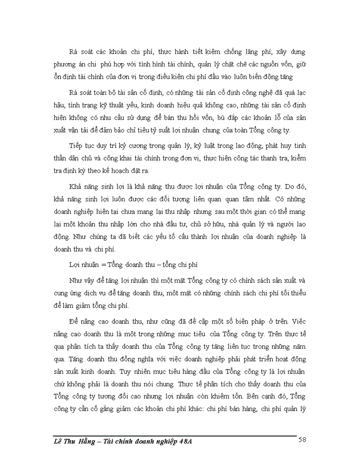 image for page Phân tích tình hình tài chính của Tổng công ty vận tải thủy