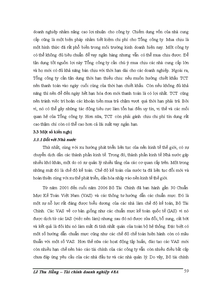 image for page Phân tích tình hình tài chính của Tổng công ty vận tải thủy