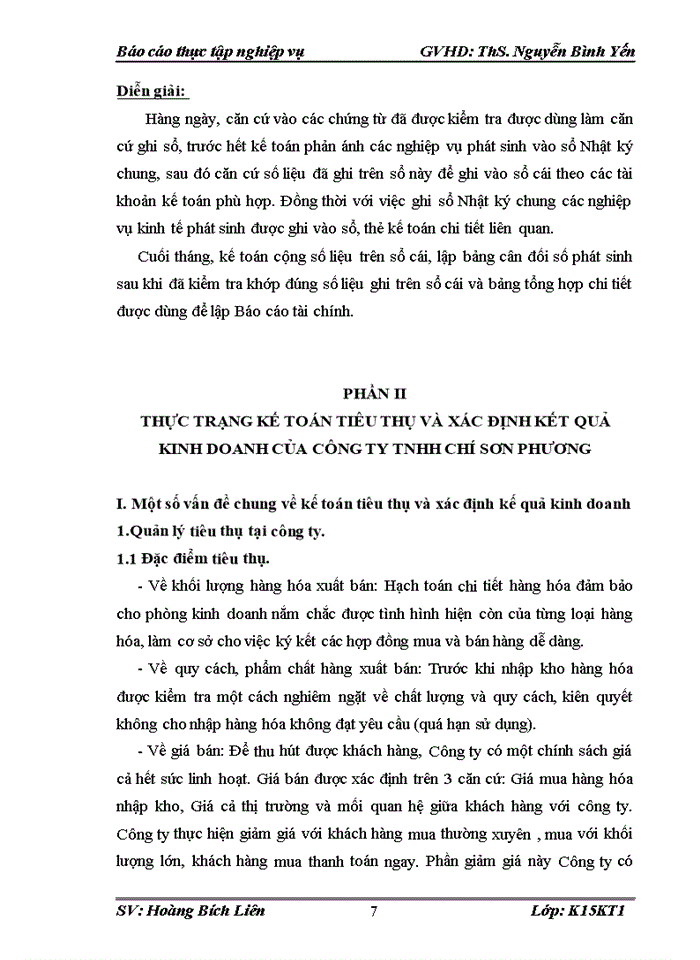 image for page Hoàn thiện kế toán nghiệp vụ tiêu thụ hàng hoá và thành phẩm tại công ty Trách nhiệm hữu hạn Chí Sơn Phương