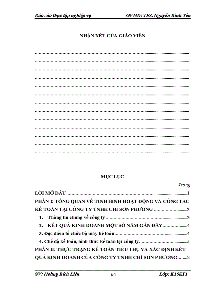 image for page Hoàn thiện kế toán nghiệp vụ tiêu thụ hàng hoá và thành phẩm tại công ty Trách nhiệm hữu hạn Chí Sơn Phương