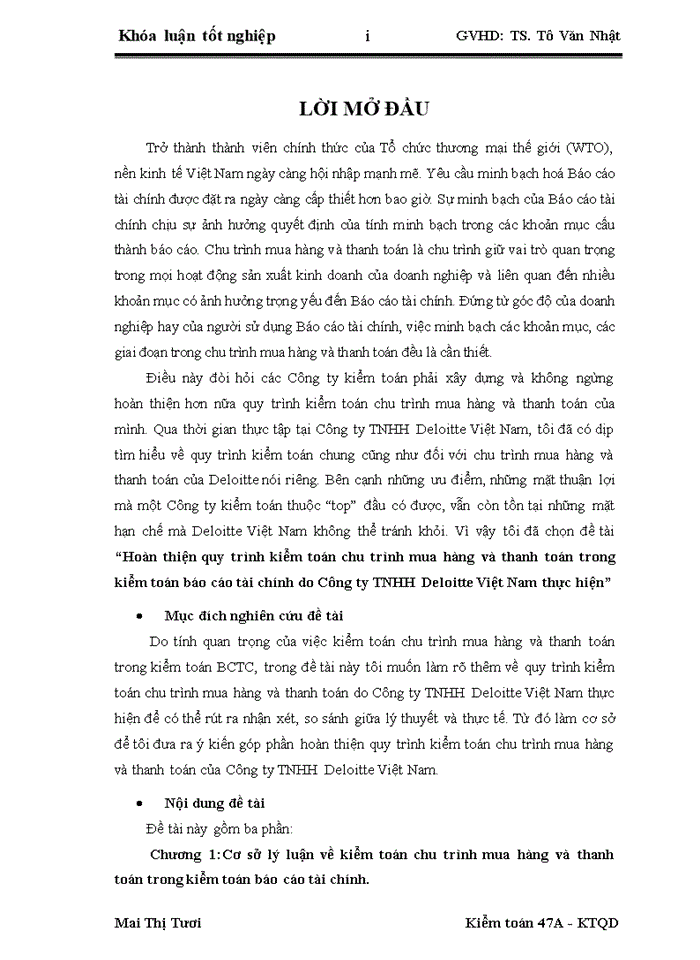 image for page Hoàn thiện quy trình kiểm toán chu trình mua hàng và thanh toán trong kiểm toán Báo cáo tài chính do Công ty Trách nhiệm hữu hạn Deloitte Việt Nam thực hiện