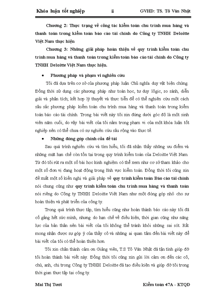 image for page Hoàn thiện quy trình kiểm toán chu trình mua hàng và thanh toán trong kiểm toán Báo cáo tài chính do Công ty Trách nhiệm hữu hạn Deloitte Việt Nam thực hiện
