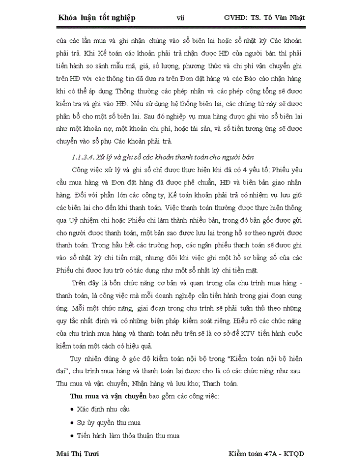 image for page Hoàn thiện quy trình kiểm toán chu trình mua hàng và thanh toán trong kiểm toán Báo cáo tài chính do Công ty Trách nhiệm hữu hạn Deloitte Việt Nam thực hiện