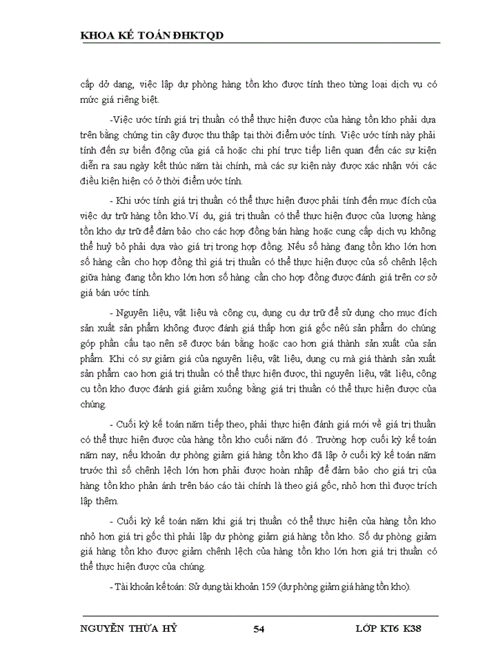 image for page Hoàn thiện kế toán nguyên vật liệu tại Công ty cổ phần tư vấn và đầu tư phát triển hạ tầng Mỹ Đình