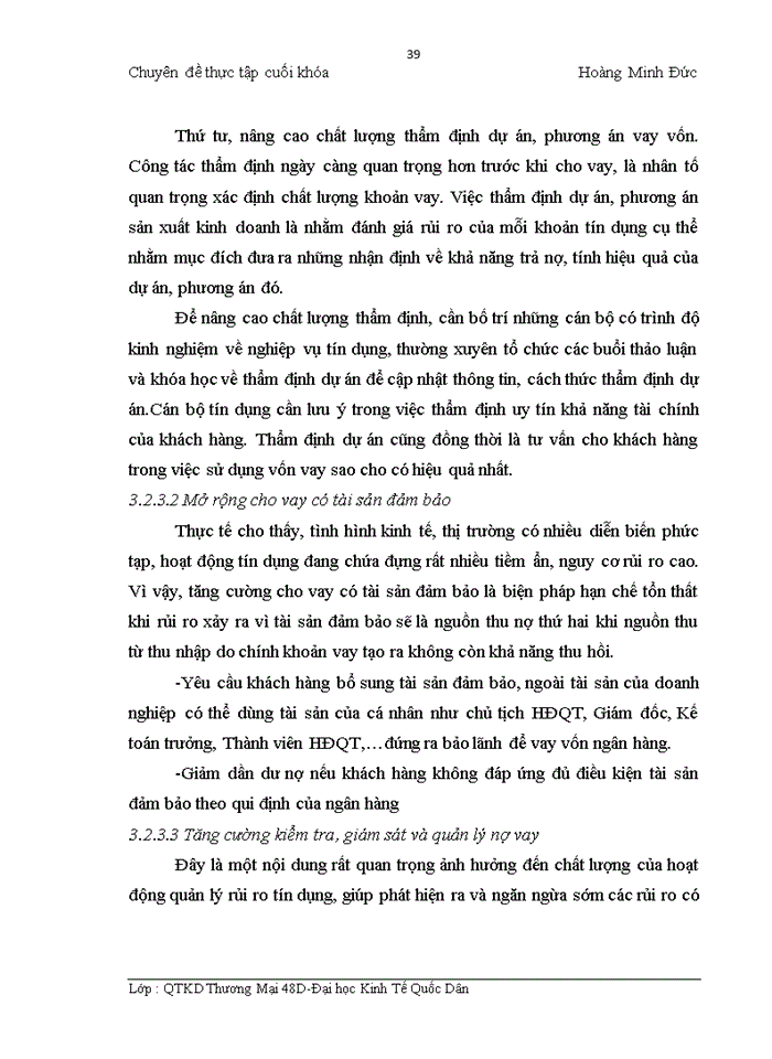image for page Một số giải pháp nhằm hạn chế rủi ro tín dụng trong hoạt động cho vay của ngân hàng TMCổ phần nhà Hà Nội Habubank