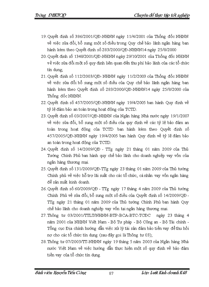 image for page Cơ sở pháp lý về bảo lãnh ngân hàng và thực tiễn áp dụng tại Ngân hàng TMCổ phần Hàng Hải Việt Nam Chi nhánh Trường Chinh