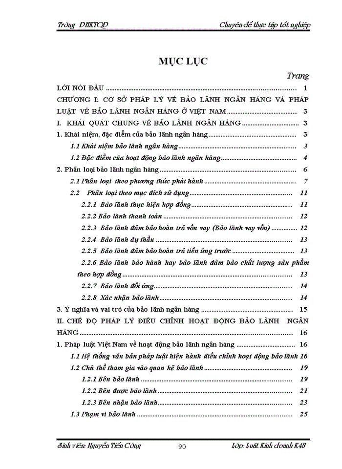 image for page Cơ sở pháp lý về bảo lãnh ngân hàng và thực tiễn áp dụng tại Ngân hàng TMCổ phần Hàng Hải Việt Nam Chi nhánh Trường Chinh