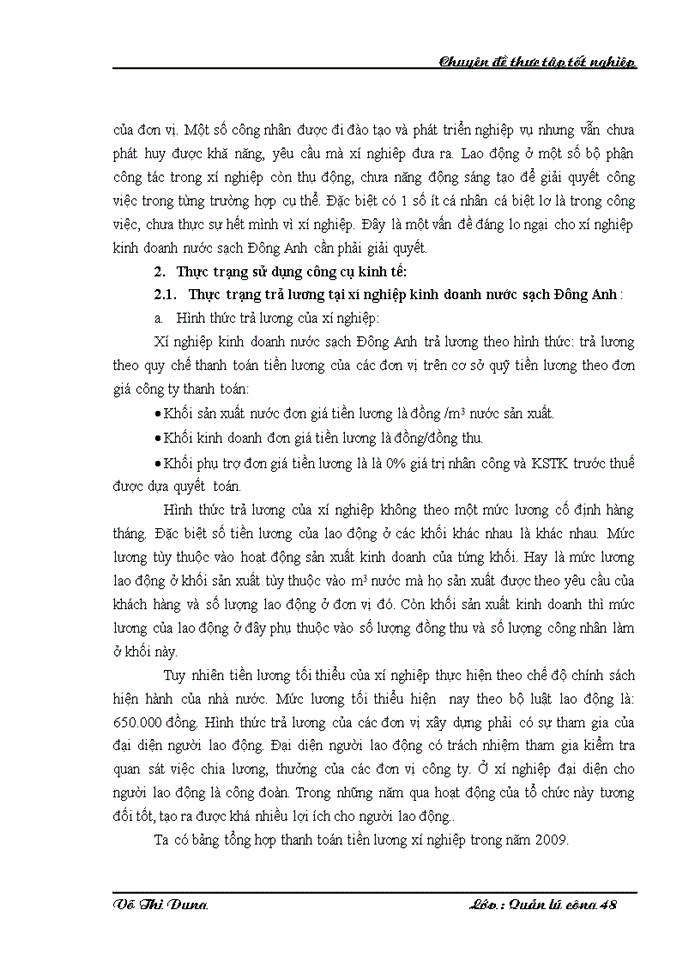 image for page Một số giải pháp nhằm hoàn thiện công cụ tạo động lực tại xí nghiệp kinh doanh nước sạch Đông Anh