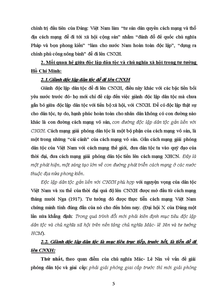 image for page Tư tưởng Nước độc lập dân được tự do đồng bào ai cũng có cơm ăn áo mặc ai cũng được học hành