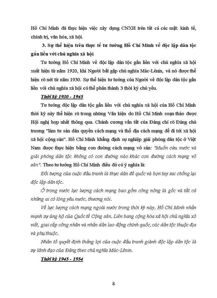 image for page Tư tưởng Nước độc lập dân được tự do đồng bào ai cũng có cơm ăn áo mặc ai cũng được học hành