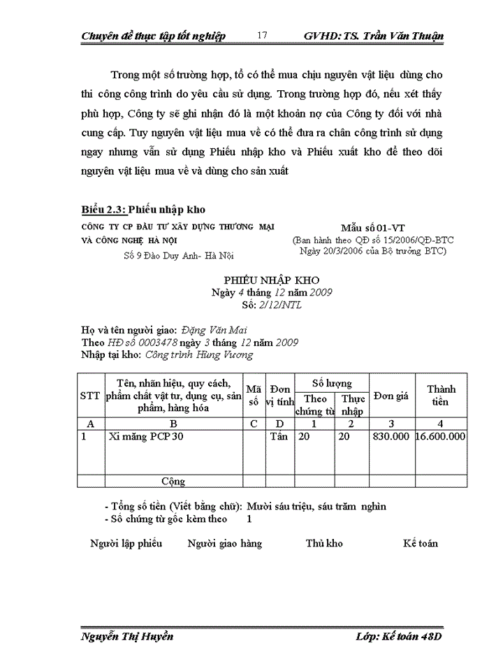 image for page Hoàn thiện Kế toán chi phí sản xuất và tính giá thành sản phẩm xây lắp tại Công ty Cổ phần Đầu tư Xây dựng Thương mại và Công nghệ Hà Nội