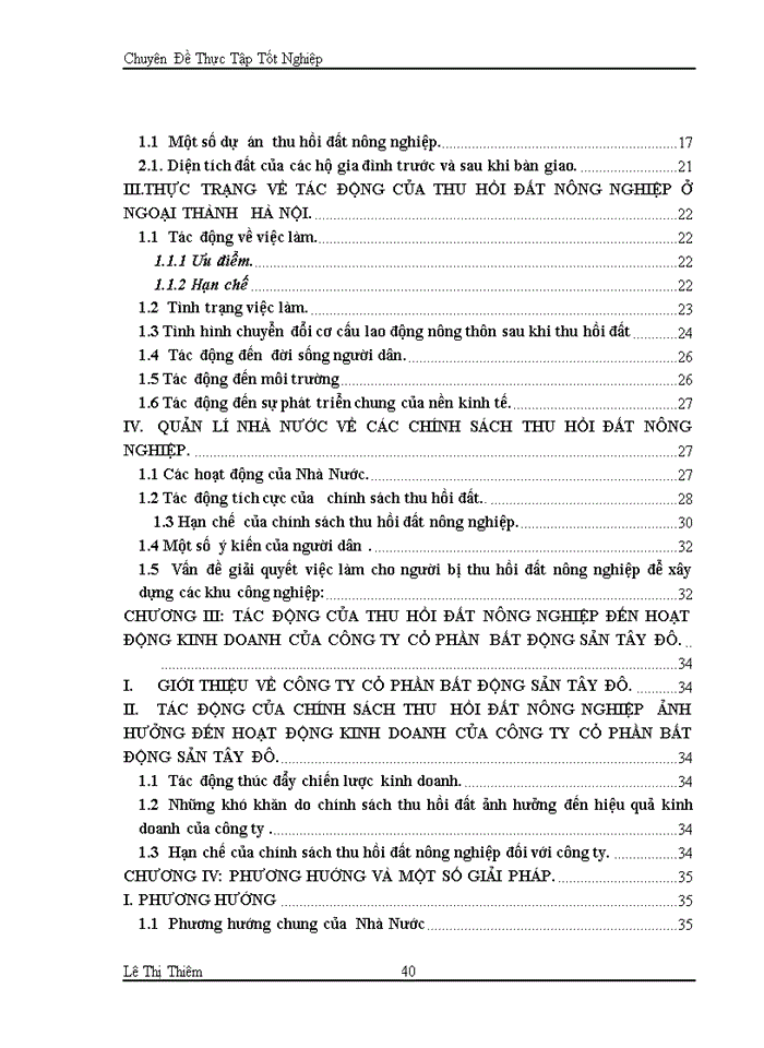 image for page Thực trạng và giải pháp của vấn đề thu hồi đất nông nghiệp ở ngoại thành Hà Nội