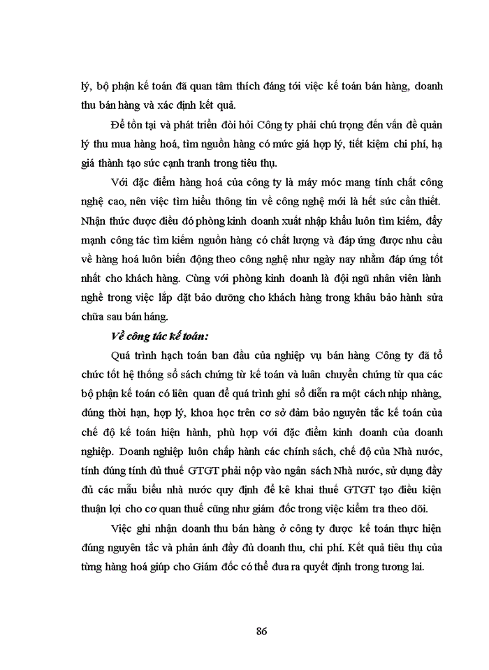 image for page Hoàn thiện hạch toán bán hàng và xác định kết quả kinh doanh tại công ty Trách nhiệm hữu hạn sản xuất Thành Đồng