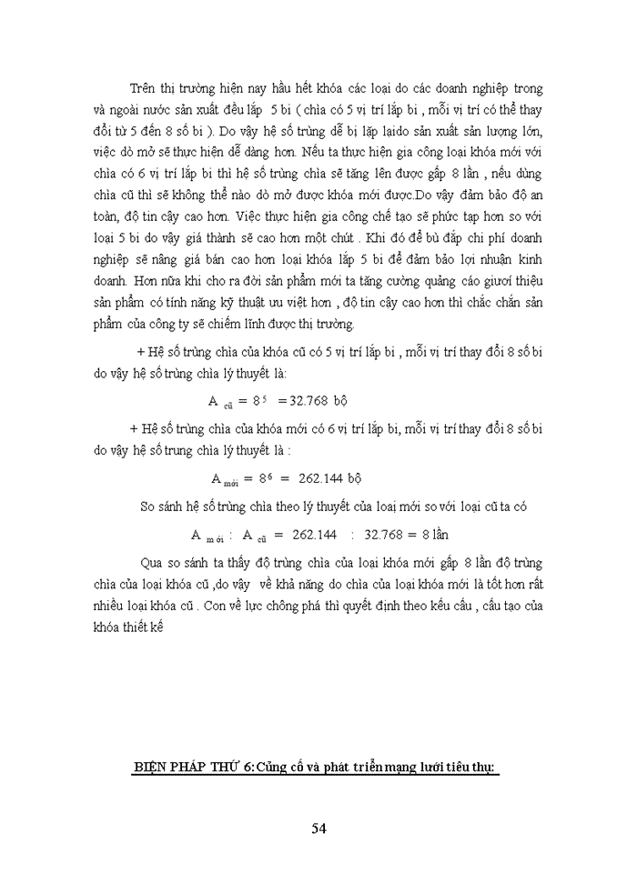 image for page Giải pháp marketing nhằm duy trì và mở rộng thị trường sản phẩm nội địa cho công ty khóa Việt Tiệp