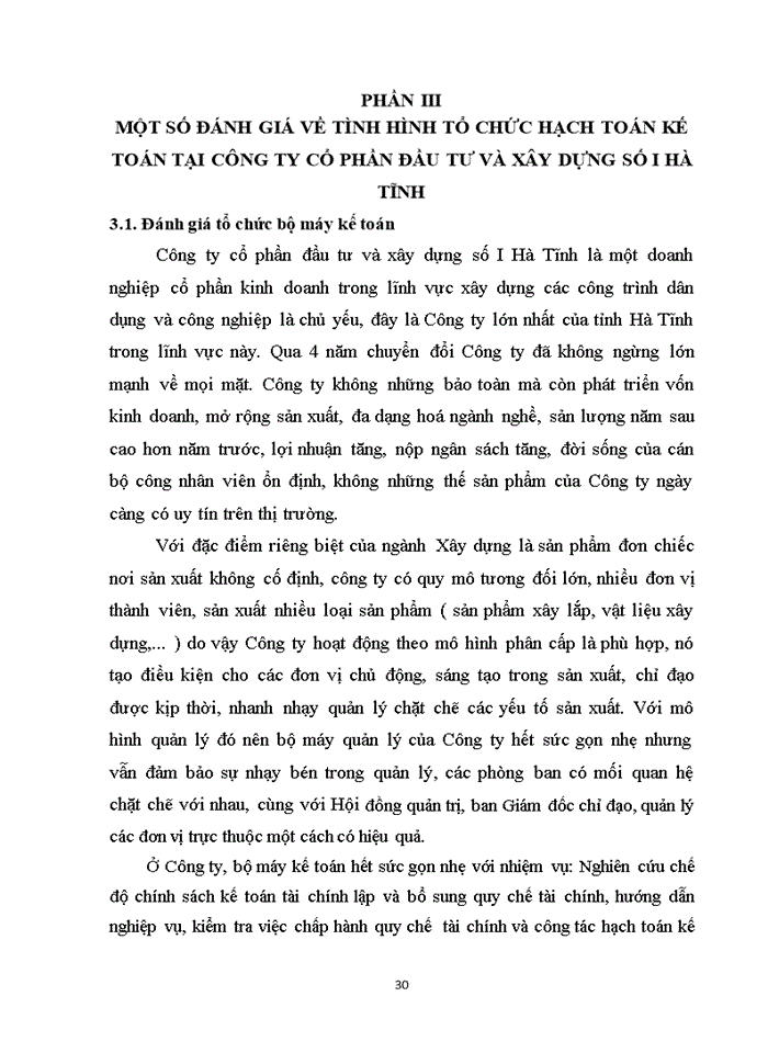 image for page Báo cáo CÔNG TY CỔ PHẦN ĐẦU TƯ VÀ XÂY DỰNG SỐ I HÀ TĨNH