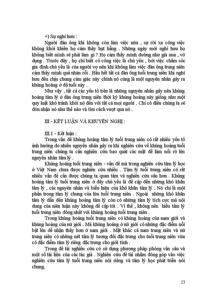 image for page Tổng quan về vấn đề nghiên cứu về khủng hoảng tâm lý tuổi