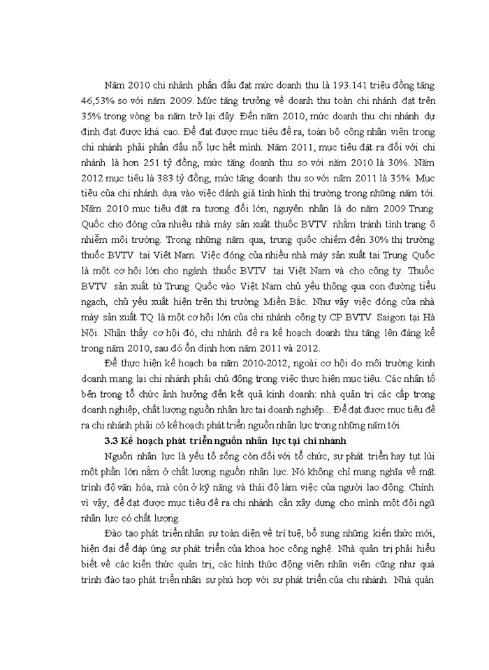 image for page Nâng cao chất lượng nguồn nhân lực tại công ty cổ phần BVTV Saigon chi nhánh Hà Nội