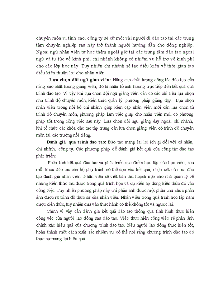image for page Nâng cao chất lượng nguồn nhân lực tại công ty cổ phần BVTV Saigon chi nhánh Hà Nội
