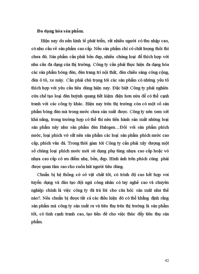 image for page Biện pháp phát triển thị trường tiêu thụ sản phẩm tại công ty cổ phần bóng đèn phích nước Rạng Đông