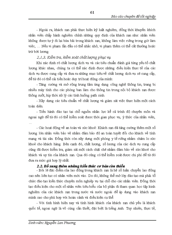 image for page Nâng cao chất lượng dịch vụ của đội ngũ lao động ở bộ phận bàn nhà hàng Green Wave Cafe khách sạn Hà Nội