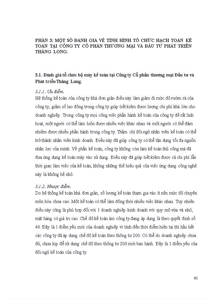 image for page MỘT SỐ ĐÁNH GIÁ VỀ TÌNH HÌNH TỔ CHỨC HẠCH TOÁN KẾ TOÁN TẠI CÔNG TY CỔ PHẦN THƯƠNG MẠI VÀ ĐẦU TƯ PHÁT TRIỂN THĂNG LONG
