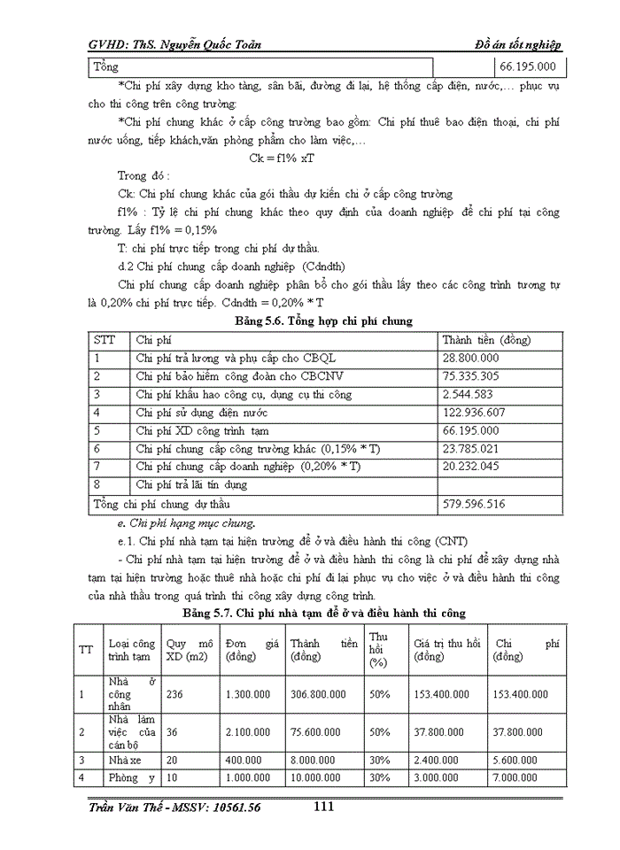 image for page Giới thiệu chung về công trình điều kiện thi công và các phương hướng thi công tổng quát 4 5 bản vẽ A1