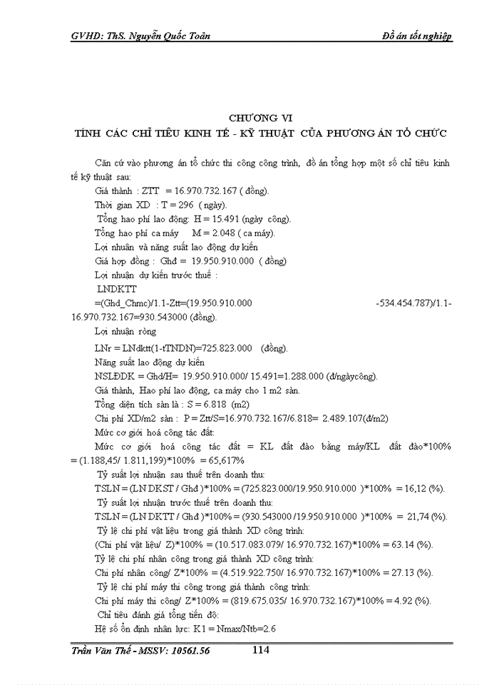 image for page Giới thiệu chung về công trình điều kiện thi công và các phương hướng thi công tổng quát 4 5 bản vẽ A1