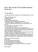 Phân tích một số yếu tố tự nhiên ảnh hưởng đến giá nhà ở