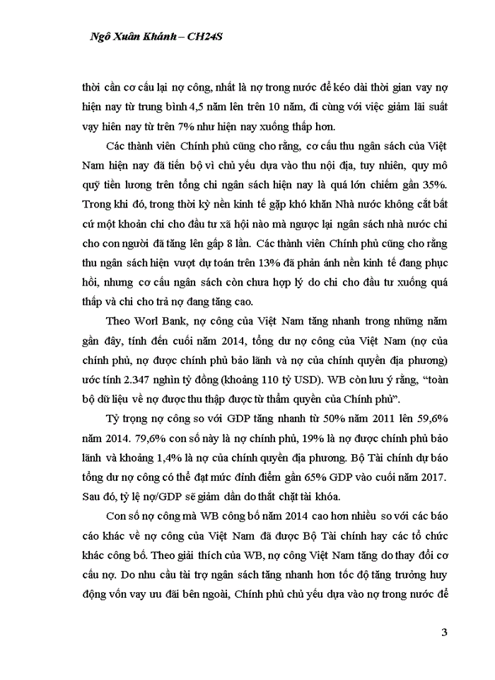 image for page Nợ công Việt Nam những năm gần đây thực trạng và giải pháp