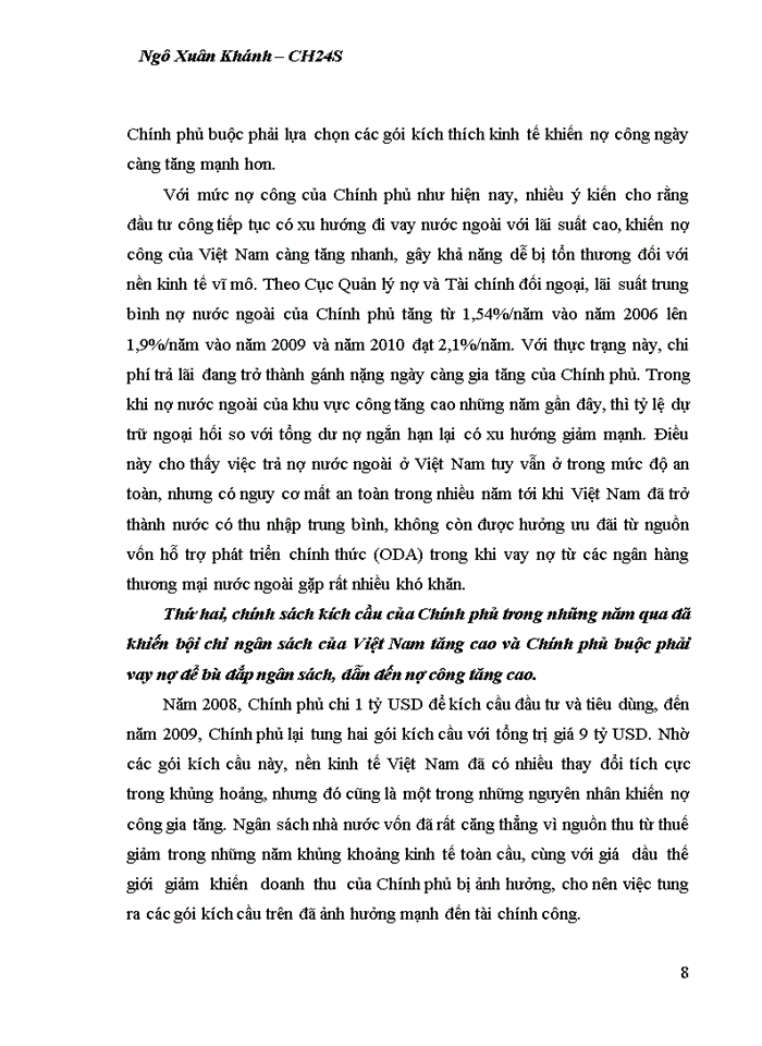 image for page Nợ công Việt Nam những năm gần đây thực trạng và giải pháp