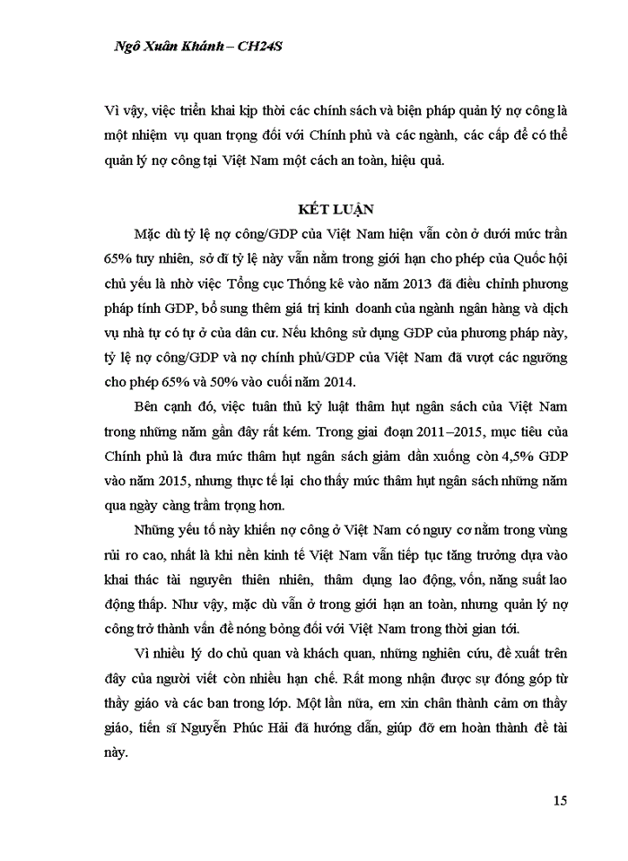 image for page Nợ công Việt Nam những năm gần đây thực trạng và giải pháp