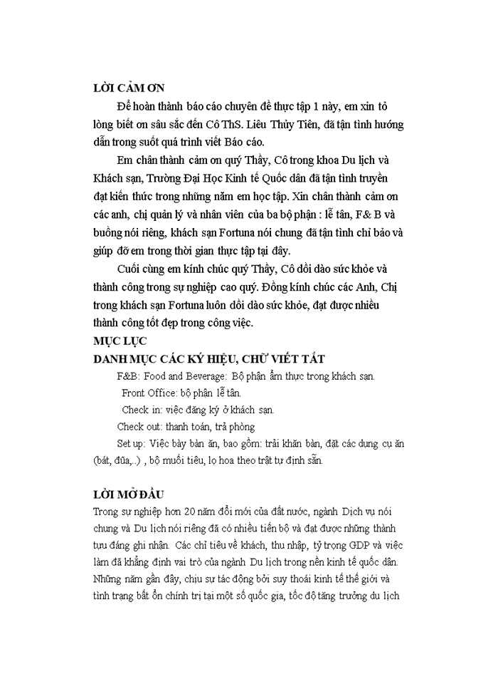 image for page Báo cáo KHÁCH SẠN FORTUNA HÀ NỘI