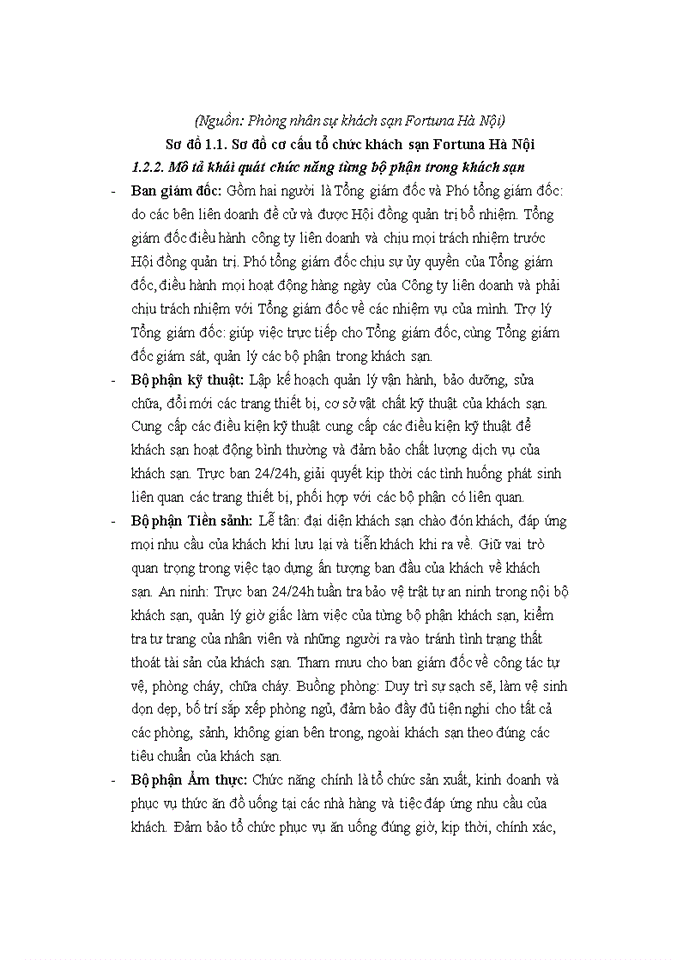 image for page Báo cáo KHÁCH SẠN FORTUNA HÀ NỘI