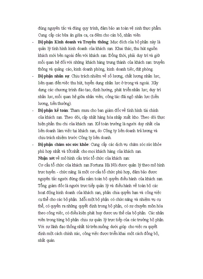 image for page Báo cáo KHÁCH SẠN FORTUNA HÀ NỘI