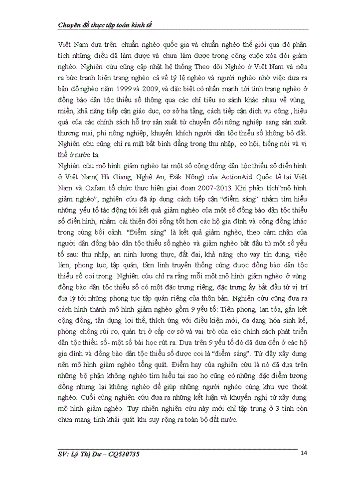 image for page Phân tích một số nhân tố tác động tới tình trạng nghèo ở vùng đồng bào dân tộc thiểu số tại 15 tỉnh khu vực trung du và miền núi Phía Bắc qua điều tra lặp lại chương trình 135-II