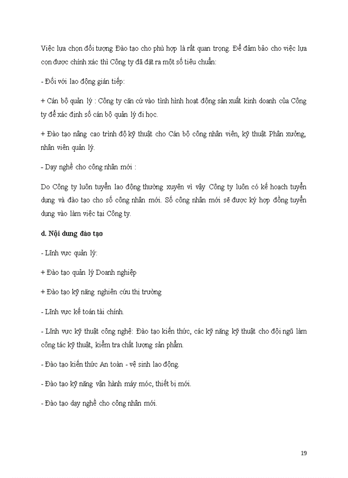 image for page Thu hút và đào tạo nguồn nhân lực chất lượng cao nhằm đáp ứng nhu cầu phát triển của Công ty cổ phần Dệt 10 10
