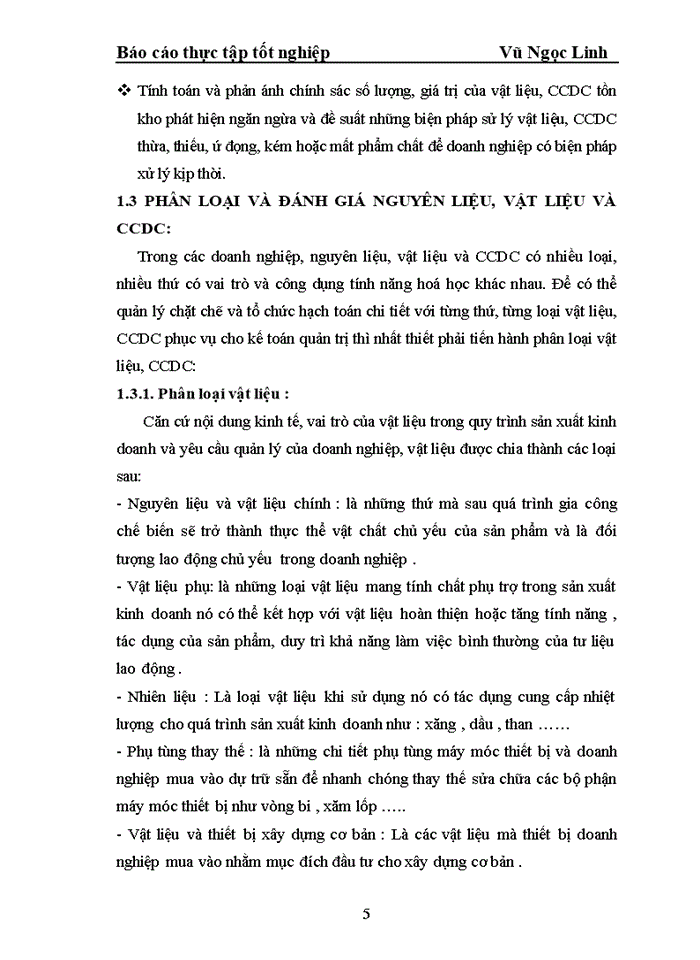 image for page Kế toán vật liệu công cụ dụng cụ Công ty Trách nhiệm hữu hạn Thương mại sản xuất bao bì Nam Khánh