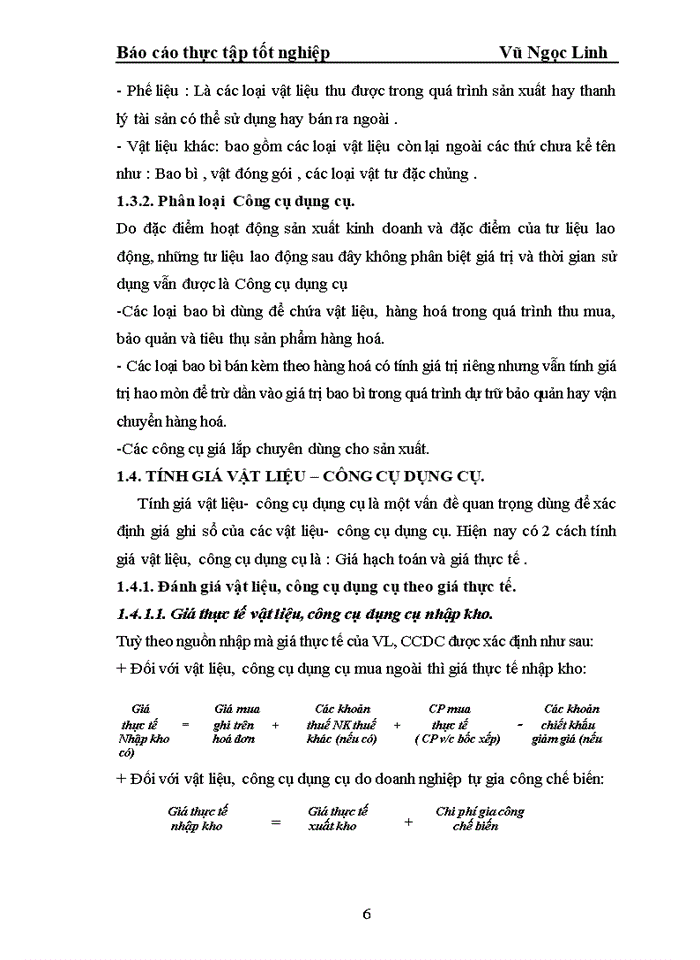 image for page Kế toán vật liệu công cụ dụng cụ Công ty Trách nhiệm hữu hạn Thương mại sản xuất bao bì Nam Khánh