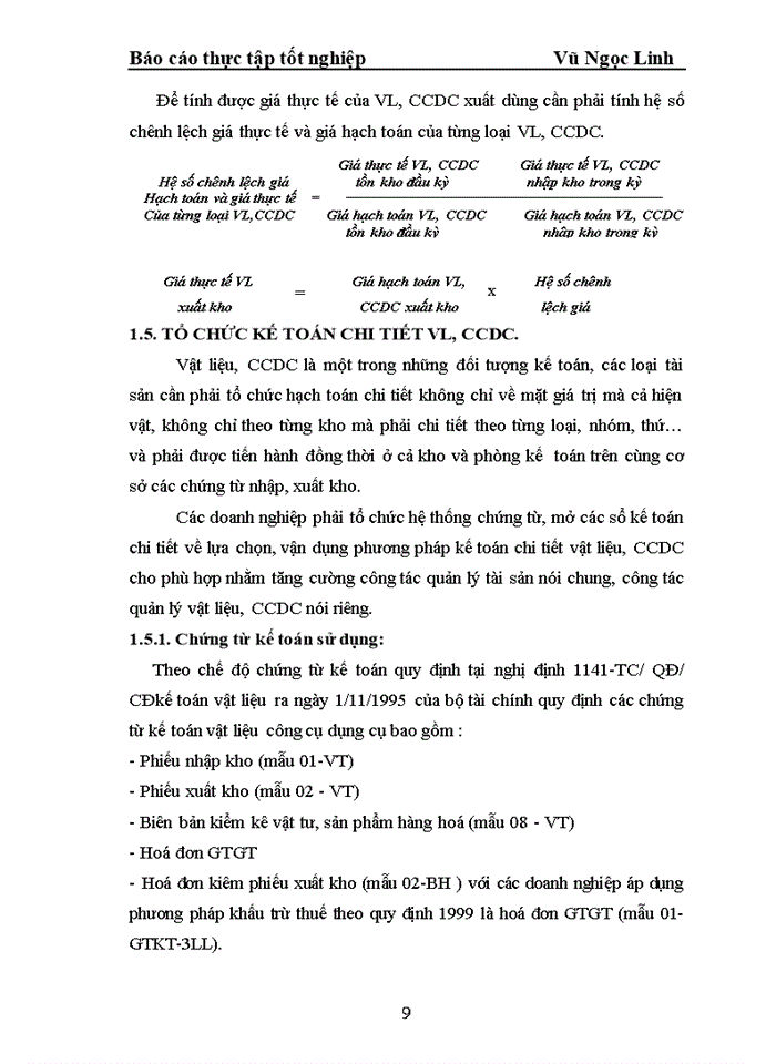 image for page Kế toán vật liệu công cụ dụng cụ Công ty Trách nhiệm hữu hạn Thương mại sản xuất bao bì Nam Khánh
