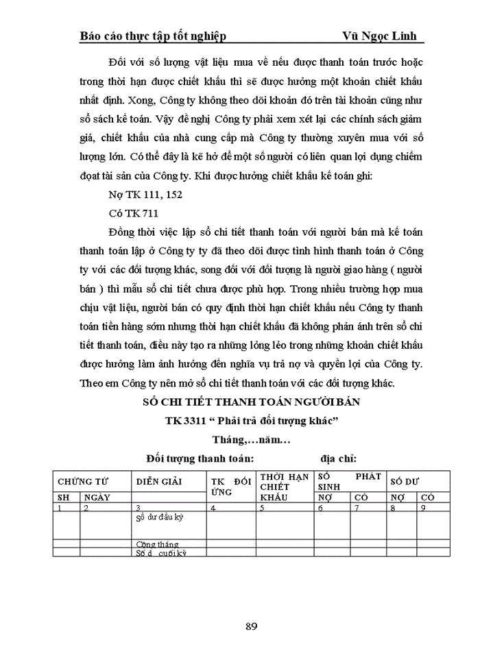 image for page Kế toán vật liệu công cụ dụng cụ Công ty Trách nhiệm hữu hạn Thương mại sản xuất bao bì Nam Khánh