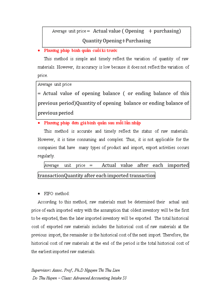 image for page Completing the accounting of raw materials at Fancy Creation Vietnam Co Ltd tiếng anh