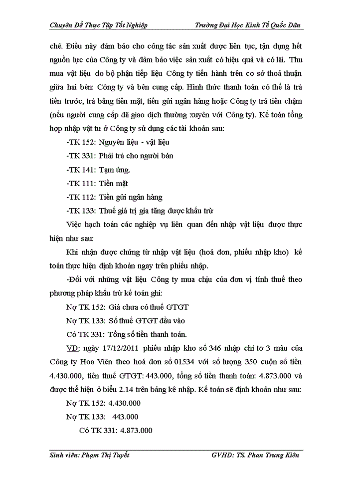 image for page Kế toán nguyên vật liệu tại Công ty Trách nhiệm hữu hạn XNK thủ công mỹ nghệ Đông Thành