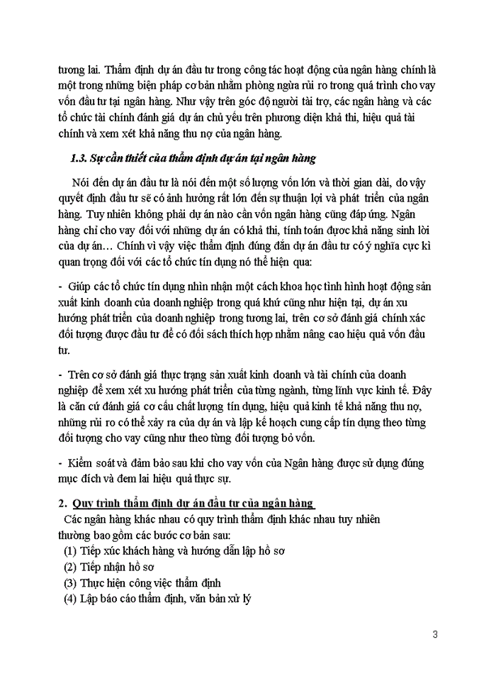 image for page SO SÁNH NỘI DUNG THẨM ĐỊNH DỰ ÁN GIỮA CÁC CHỦ THỂ