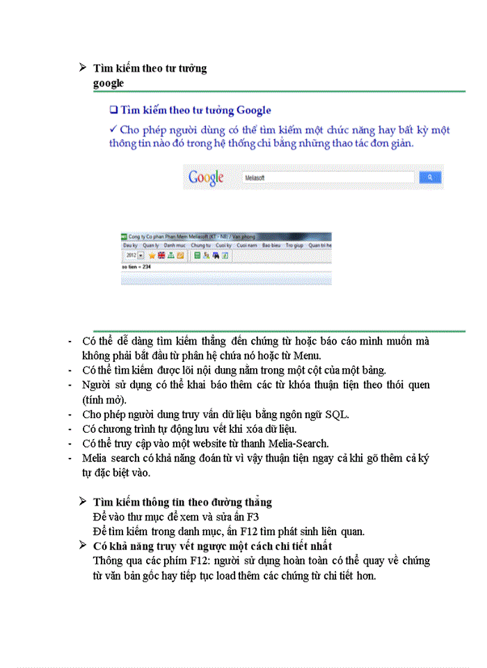 image for page TRÌNH BÀY GIẢI PHÁP TÌM KIẾM TRONG PHẦN MỀM CỦA MELIASOLF