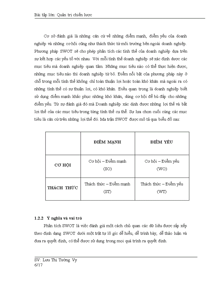 image for page Phân tích ma trận SWOT để đưa ra các chiến lược kinh doanh cho Công ty Trách nhiệm hữu hạn Life Bridge Việt Nam Chi nhánh Hà Nội