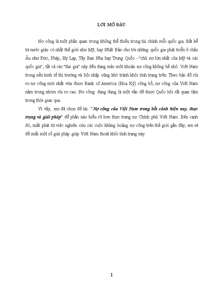 image for page Nợ công của Việt Nam trong bối cảnh hiện nay thực trạng và giải pháp