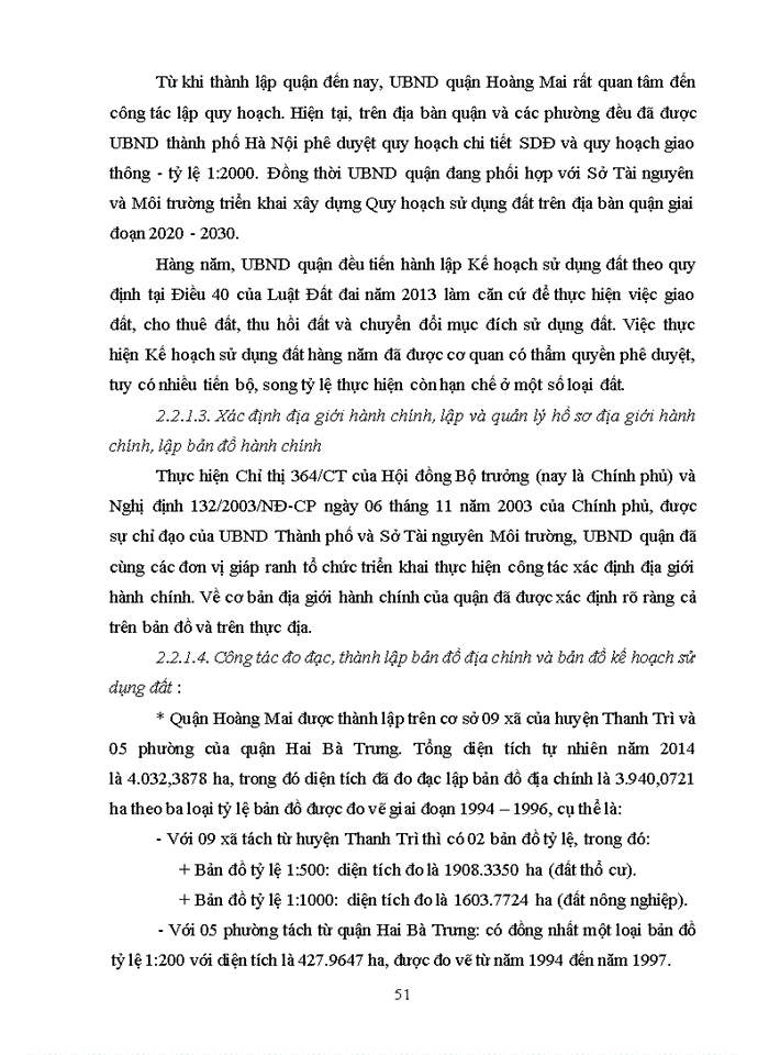 image for page ThS Nghiên cứu đề xuất các giải pháp nâng cao hiệu quả sử dụng đất của các tổ chức được nhà nước giao đất cho thuê đất trên địa bàn quận Hoàng Mai thành phố Hà Nội