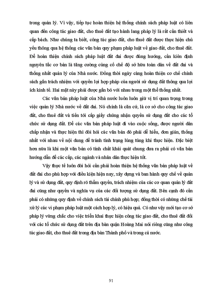 image for page ThS Nghiên cứu đề xuất các giải pháp nâng cao hiệu quả sử dụng đất của các tổ chức được nhà nước giao đất cho thuê đất trên địa bàn quận Hoàng Mai thành phố Hà Nội