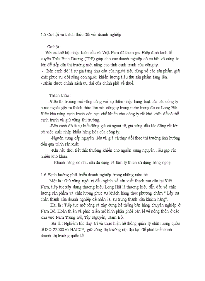 image for page Báo cáo Tổng quan về Công ty Trách nhiệm hữu hạn Long Hải