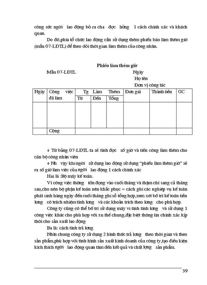 image for page KÕ to n tiÒn l ng vµ c c kho n trÝch theo l ng t i c ng ty cæ phÇn TXD Nam H i